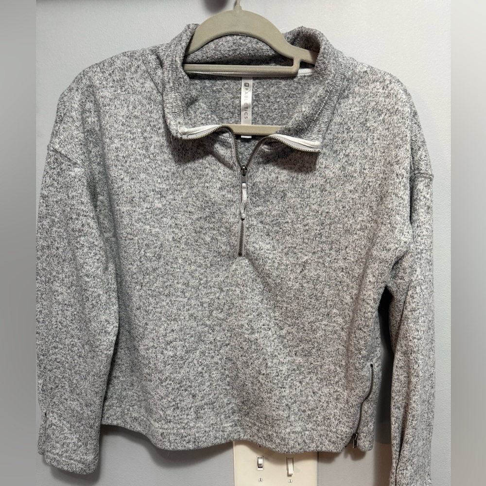 Fabletics Gray Zip-Up